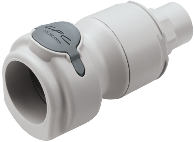 NSHD19006 - Kupplung Polypropylen mit konischem IG 3/8" NPT mit Absperrung, Non-Spill