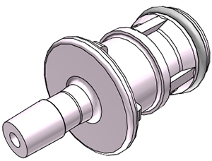 MPC22002T03 - Stecker Polycarbonat mit Schlauchtülle 3,2 mm Schlauch ID, Buna-N-O-Ring Kl. V