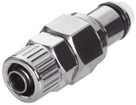 73600 - Stecker MS-VC mit Klemmverschraubung 9,5 x 6,4 mm mit Absperrung, NSF (LCD20006 NSF)