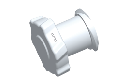 LCAP30 - LUER CAP, WHITE NYLON