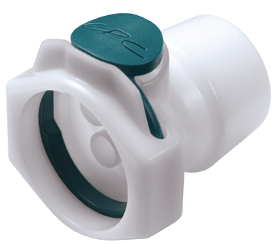 SXF1702 - Sechsfachverb. Kupplung Acetal mit 3,2 mm Acetal Kuppl. Einsätzen ohne Absperrung