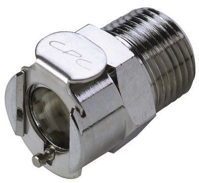 75000 - Kupplung MS-VC mit konischem AG 3/8" NPT mit Absperrung, NSF (LCD10006 NSF)