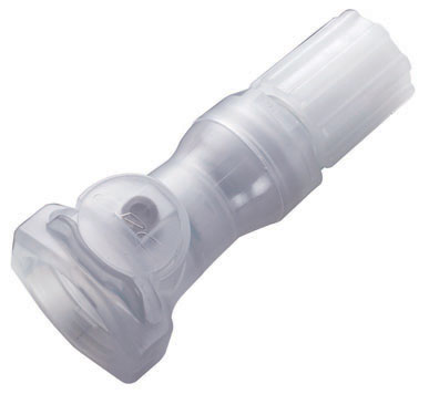 CQHD06100104 - Kupplung PP 1/4" Flare mit Absperrung metallfrei, High-Purity