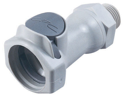 HFC10612 - Kupplung PP mit konischem AG 3/8" NPT ohne Absperrung