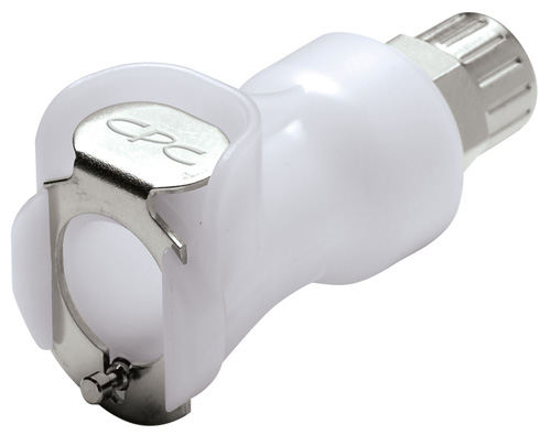 PLC13004 - Kupplung Acetal mit Klemmverschraubung 6,4 x 4,3 mm ohne Absperrung