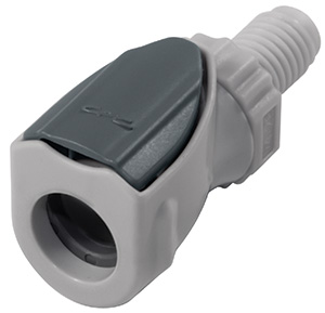 NS1D10042812 - Kupplung PP mit 1/4-28 AG mit Absperrung, Non-Spill