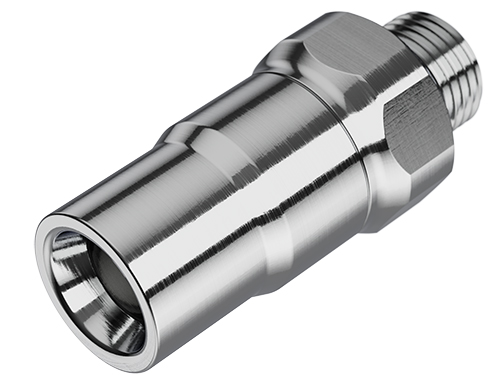 BLQ4D30006 - Kupplung MS-VC mit AG 3/8 SAE mit Absperrung, Non-Spill