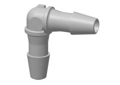 HE4 - Winkel-Schlauchverbinder 3,2 mm, PP