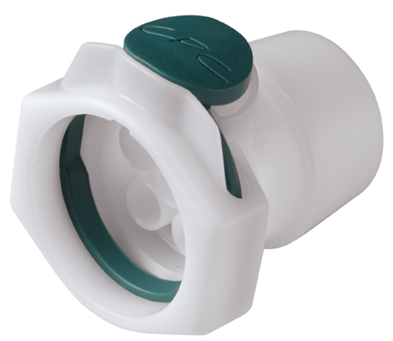 SXF17M3 - Sechsfachverb. Kupplung Acetal mit 3,0 mm Acetal Kuppl.Einsätzen ohne Absperrung