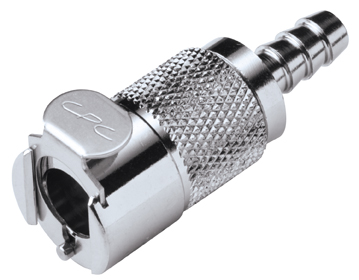 LC17004 - Kupplung MS-VC mit Schlauchtülle 6,4 mm ohne Absperrung