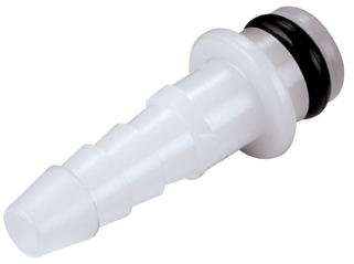TMF02MWHT - 3,2 mm Stecker Einsatz ohne Absperrung aus Acetal (weiß)