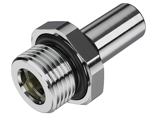 BLQ4D47006 - Stecker MS-VC mit AG G3/8" BSPP mit Absperrung, Non-Spill