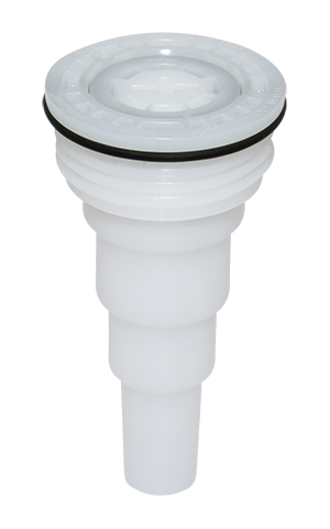 DQPRO2056X4202 - Einsatz für 56x4 BCS-Gewinde (Europäische Kunststofffässer) HDPE, FKM-Dichtring