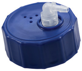 BQ45GL5001 - Bottle Cap mit 1/4" Dip Tube, 3,2 mm Anschlusswinkel ohne Absperrung
